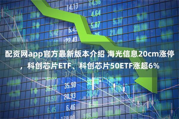 配资网app官方最新版本介绍 海光信息20cm涨停，科创芯片ETF、科创芯片50ETF涨超6%
